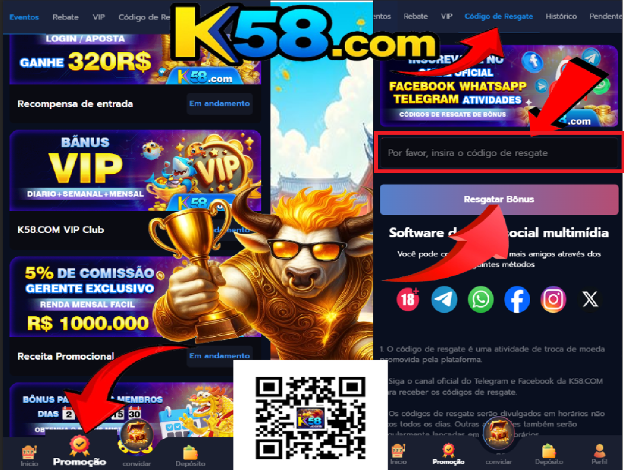 K58 Casino Destaque